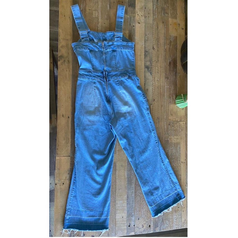 midi length denim jumper